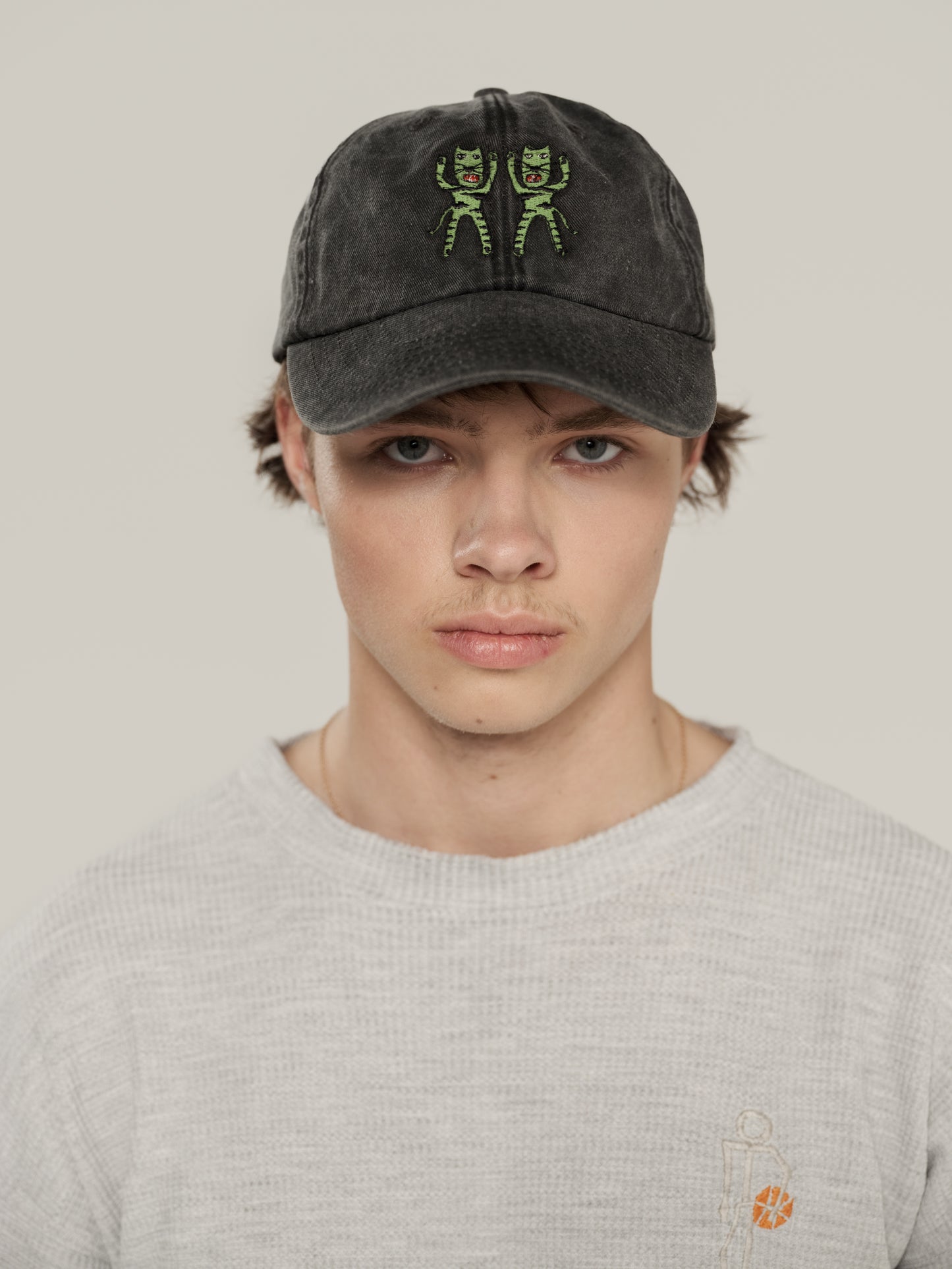 GREEN KITTENS baseball cap