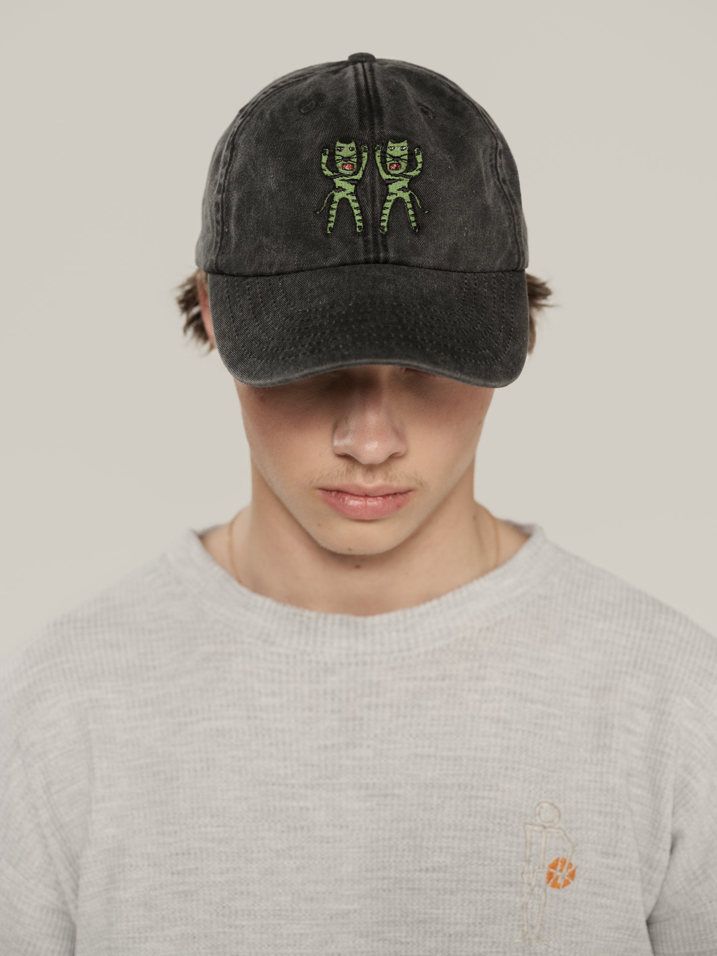 GREEN KITTENS baseball cap