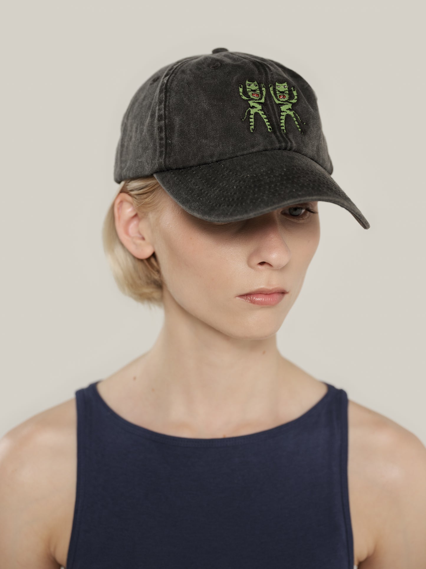 GREEN KITTENS baseball cap