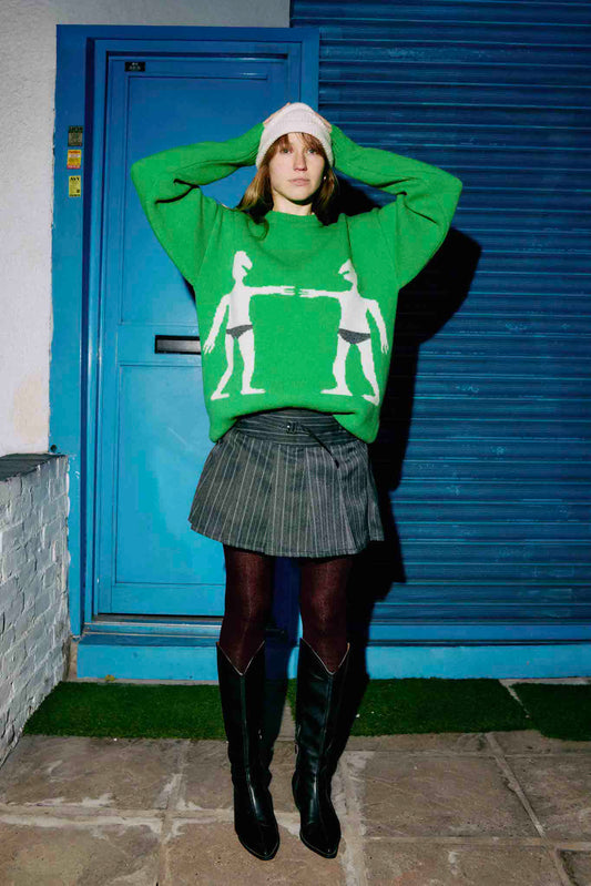 lambswool sweater GREY UNDERWEAR