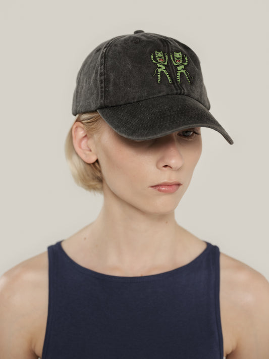 GREEN KITTENS baseball cap