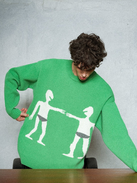 lambswool sweater GREY UNDERWEAR